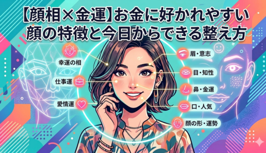【顔相×金運】お金に好かれやすい顔の特徴